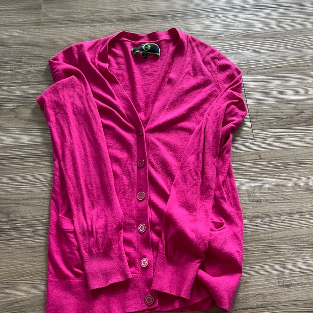 Pink Sweater Cardigan